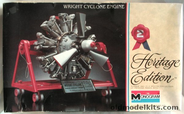 Monogram 1/12 Wright Cyclone Engine - Heritage Edition, 6052 plastic model kit